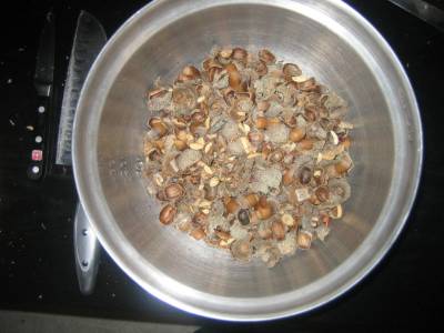 shelled acorns